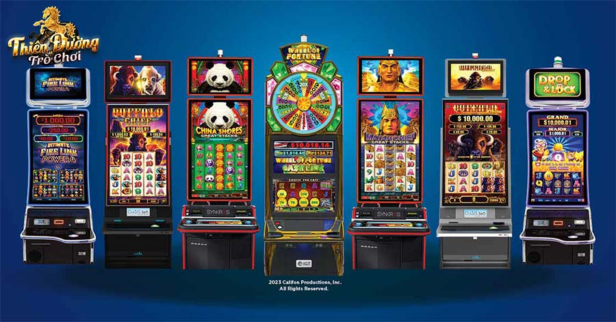 Những slot game machine đa dạng chủ đề